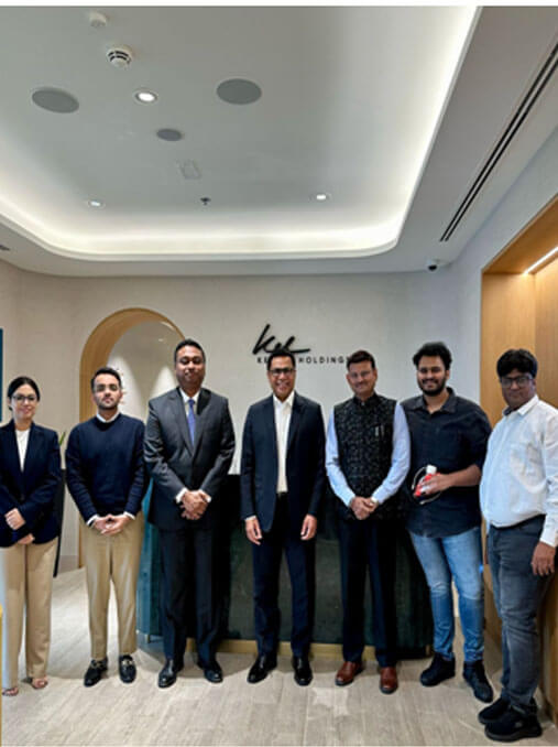 Portrait of Kamala Rao associated with UAE India Business Council